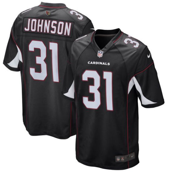 Youth Arizona Cardinals #31 David Johnson Nike Black Game NFL Jersey->->Youth Jersey